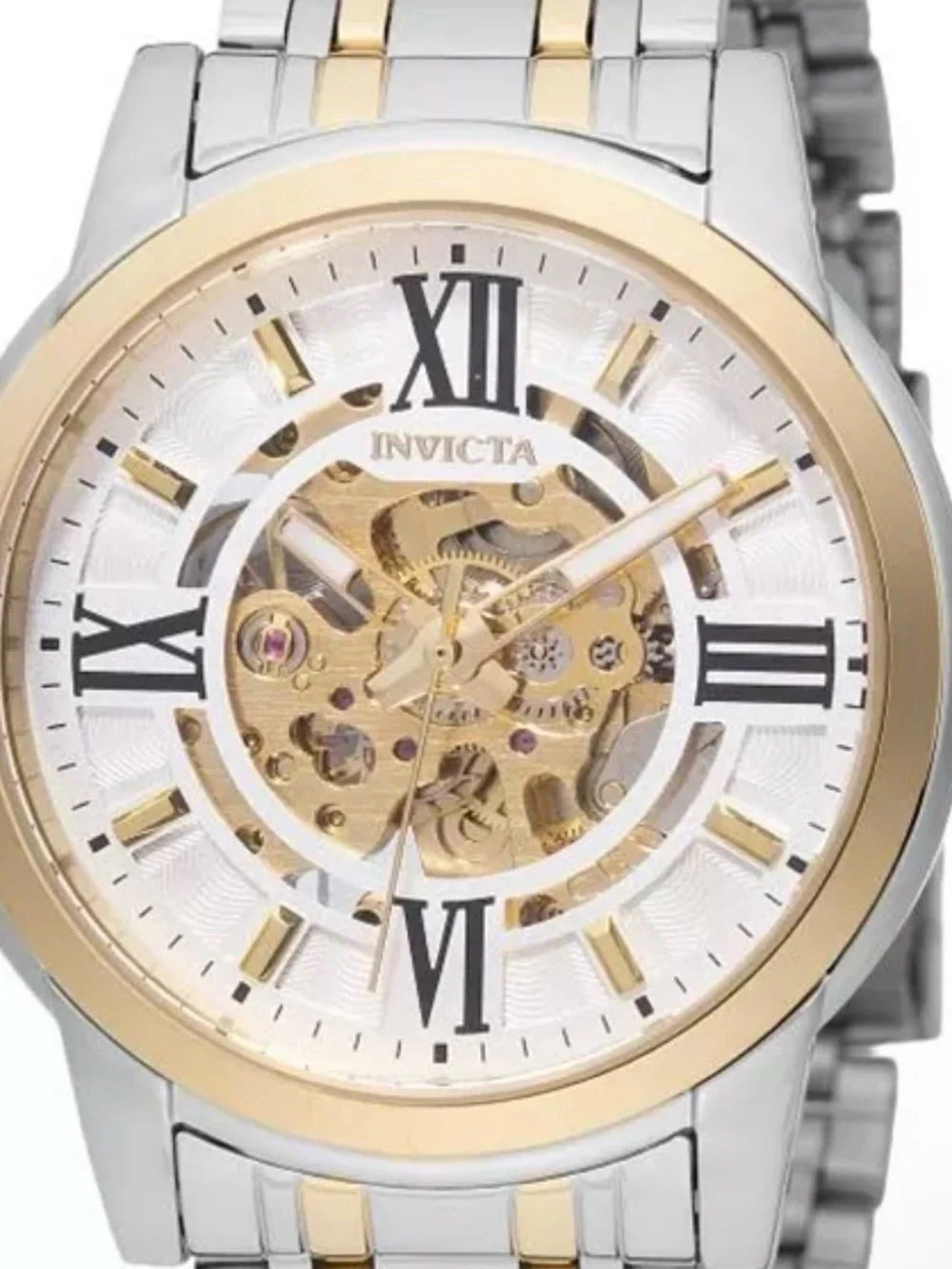 NEW Invicta Objet D Art Automatic Men's Watch w/ Skeleton Dial -41mm, Two Tone.